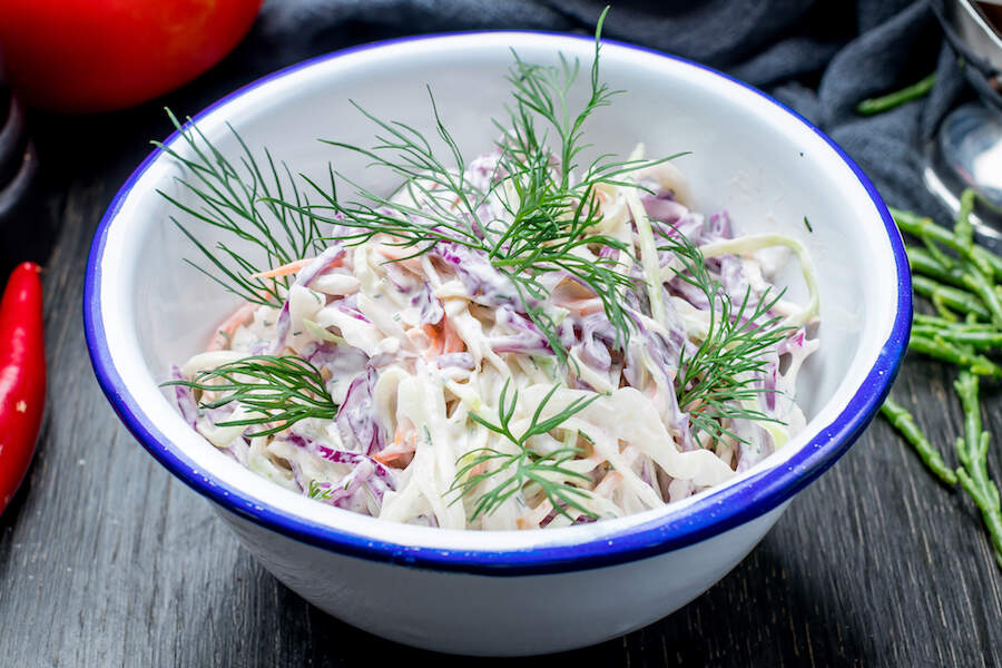 Gepickelde Cole Slaw